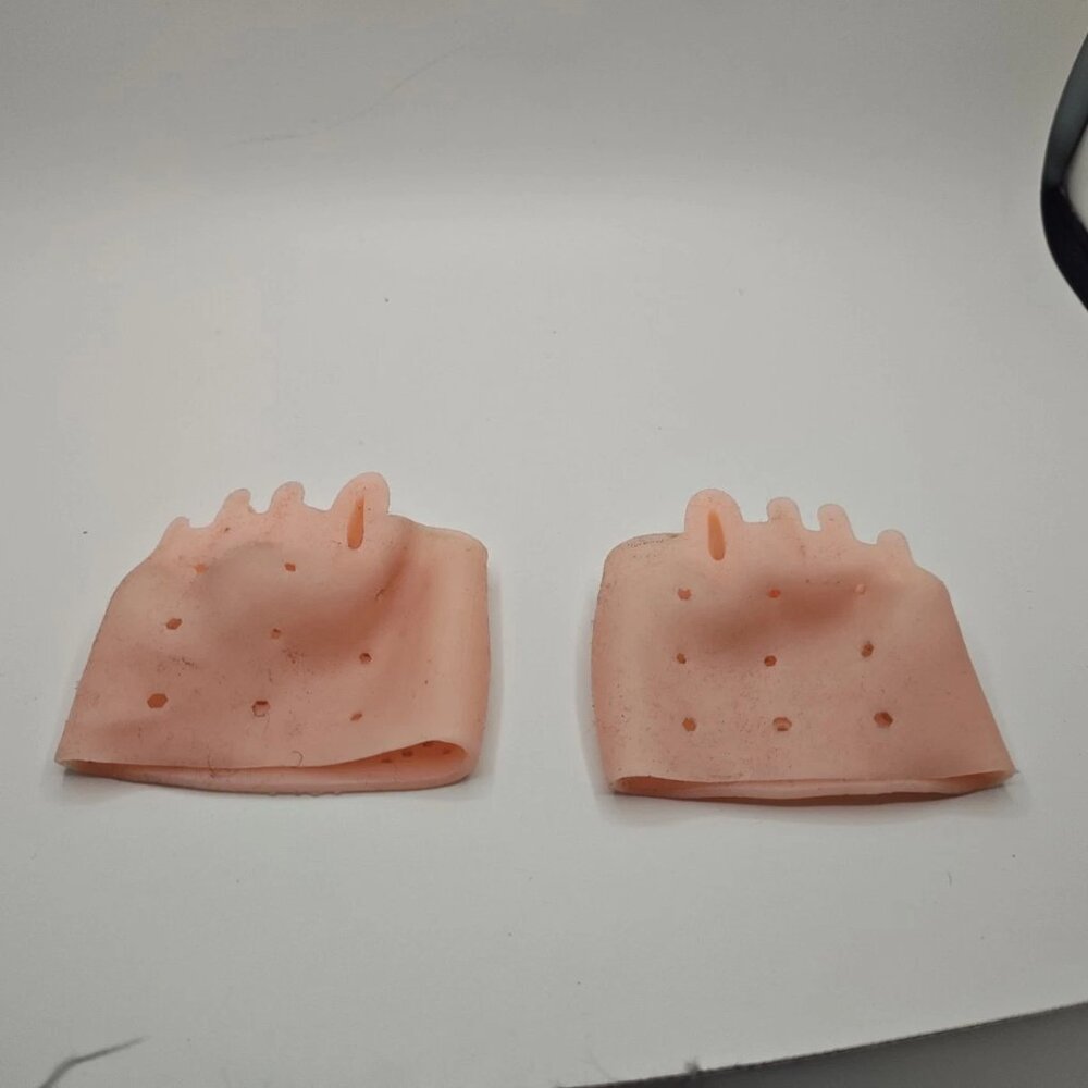 2Pcs Silicone Bunion Toe Corrector Orthotics Straighter Separator Pain READ